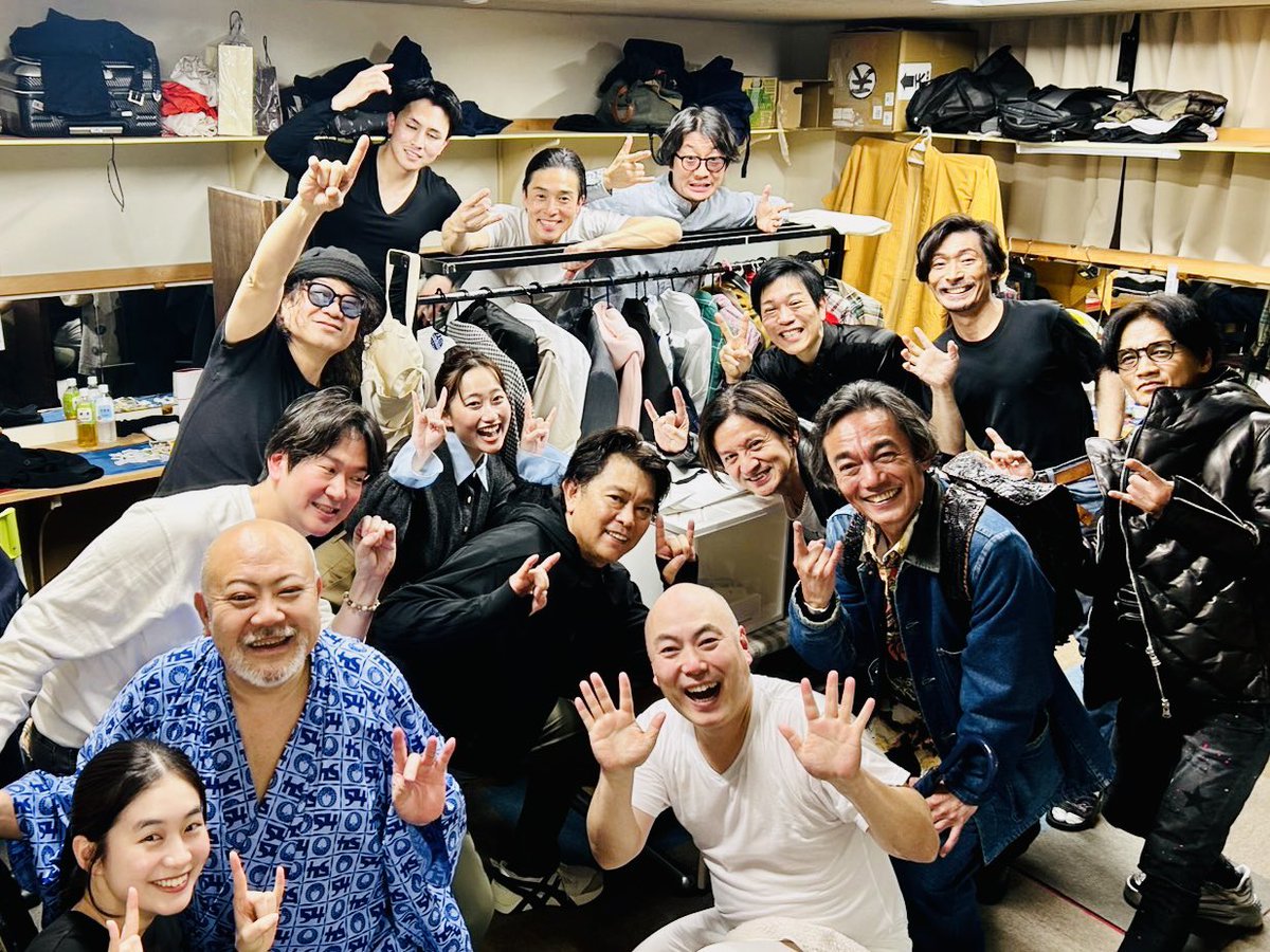 未だに信じられませんが…、

『男闘呼組』全員集合！！！！

感動！！！！

#TEAM54
#2ndLife 
#男闘呼組 
#RockonSocialClub