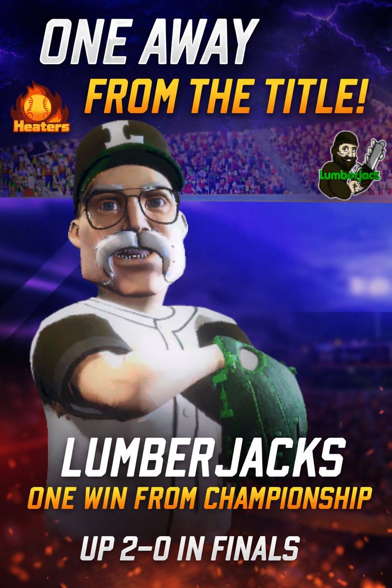 One win away.

Lumberjacks take Game 2 and move to 2-0 in the Finals behind lockdown pitching and clutch hits.

Time to finish it. 🪵🔥
#SBL #Lumberjacks