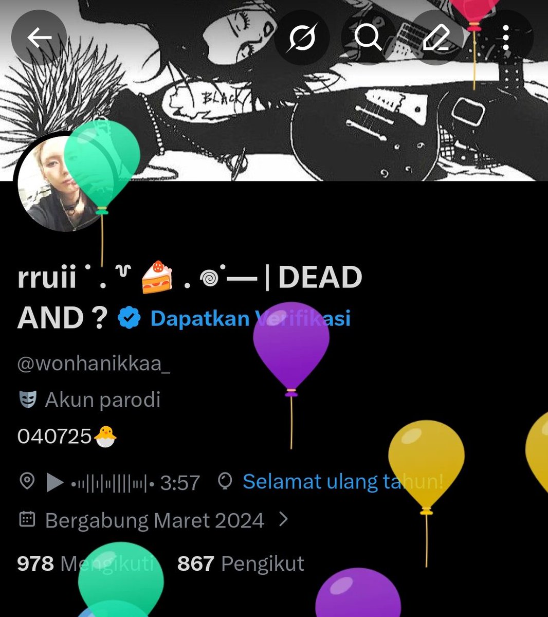 rruii ˙ . ꒷ 🍰 . 𖦹˙— | DEAD AND ? tweet media