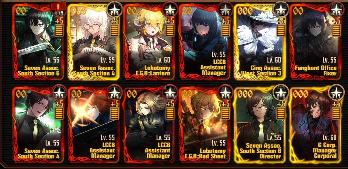 🔑 🌙 Limbus Team Compilations 💜 💛 tweet media