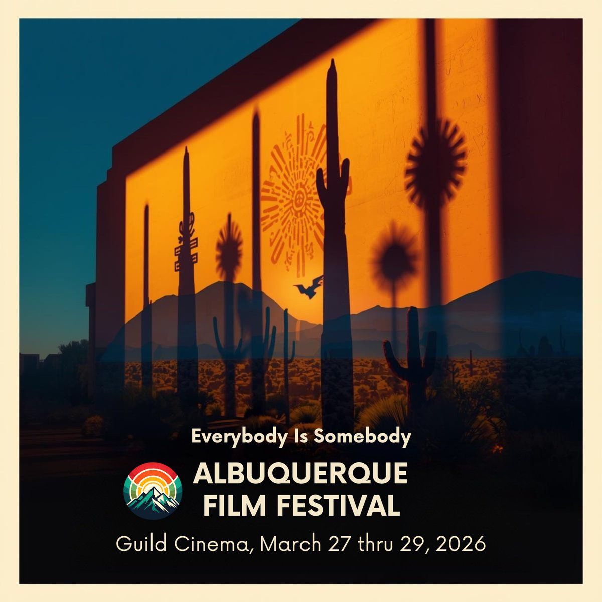 Join us at the Albuquerque Film Festival from March 27 through 29, 2026.
Location: Guild Cinema, 3405 Central Ave NE, Albuquerque, NM 87106.

#filmfestival #newmexico #albuquerque #film