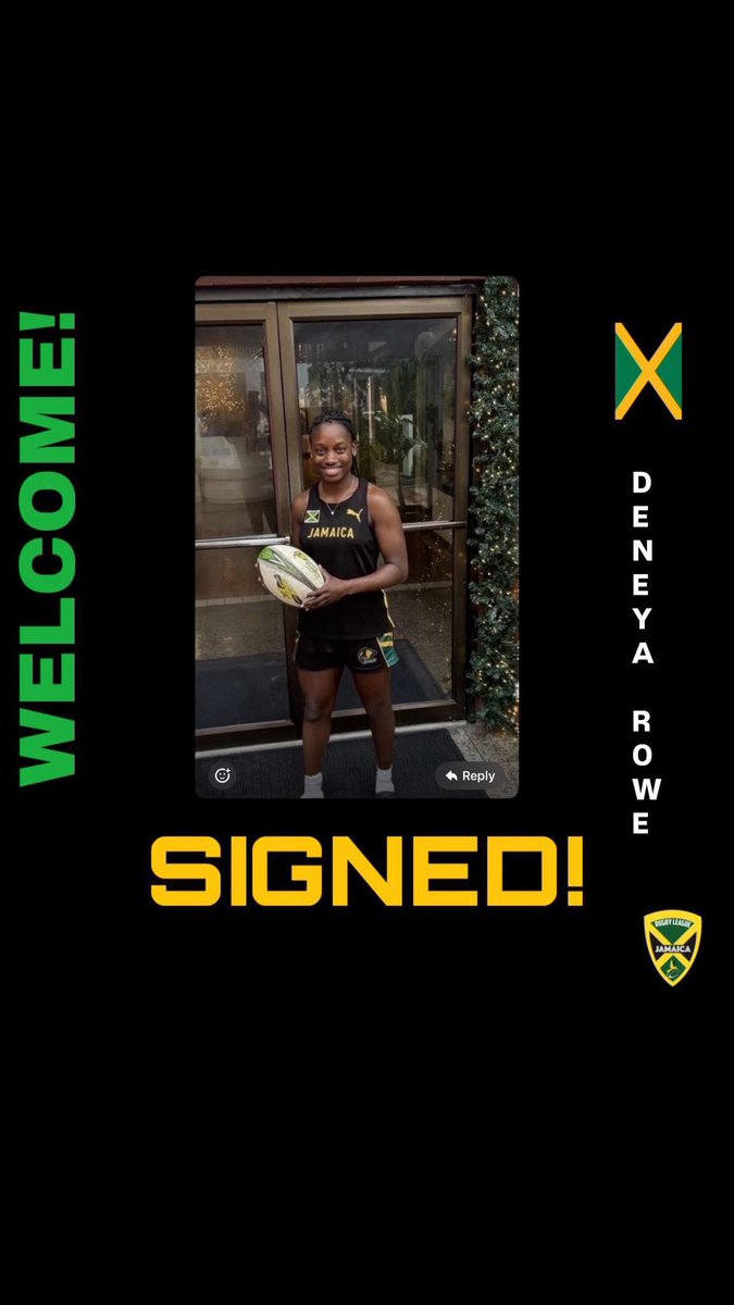 Reggae_Warriors's tweet photo. 🌟🇯🇲We are pleased to announce our first new signing for 2026 

Please help us welcome UK based  Deneya Rowe to our family 🇯🇲🌟 https://t.co/80dOScr6aM