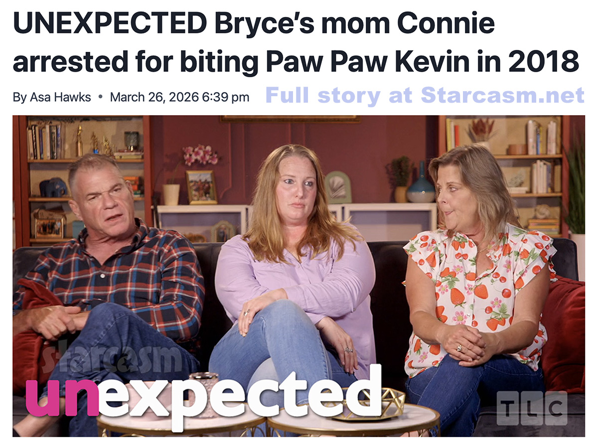 starcasm's tweet image. #UNEXPECTED Isabella's boyfriend Bryce Palmer isn't the only member of his family accused of domestic violence. 

Bryce's mom Connie was arrested in 2018 after she allegedly bit her stepdad Kevin. Meanwhile, Bryce's dad was arrested multiple times for domestic violence prior to