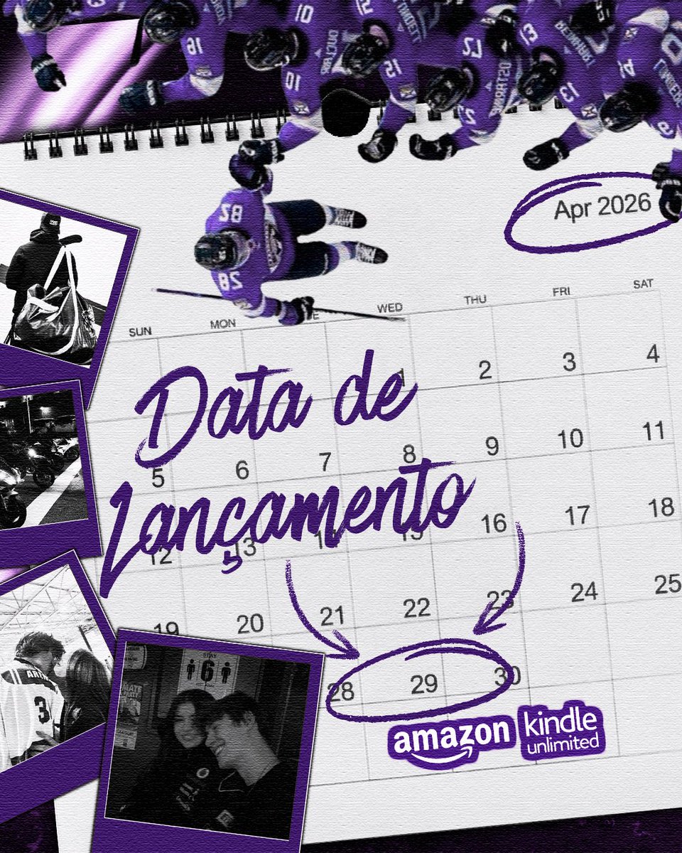 madatbooks's tweet photo. Tacada Arriscada, Coração já tem data! 📅 

Avery e Liam chegam na Amazon e no Kindle Unlimited em 29 de abril🔥 https://t.co/VELDdW5o0g