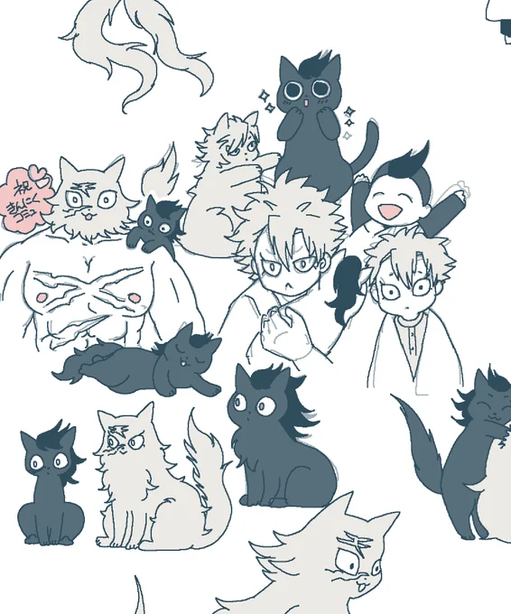 いつだかのらくがき A4サイズに適当に描いてますいつも。一枚うまるとあたらしいやつになる。