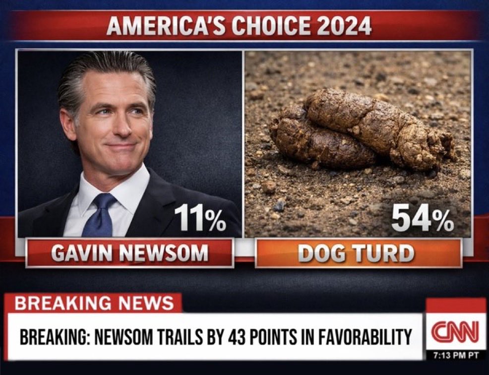 Skeazmon's tweet photo. @GavinNewsom Not only are you dyslexic, but you are a liar , a thief, and a narcissist. Your actions speak for themselves https://t.co/Ey9lR5FAQw
