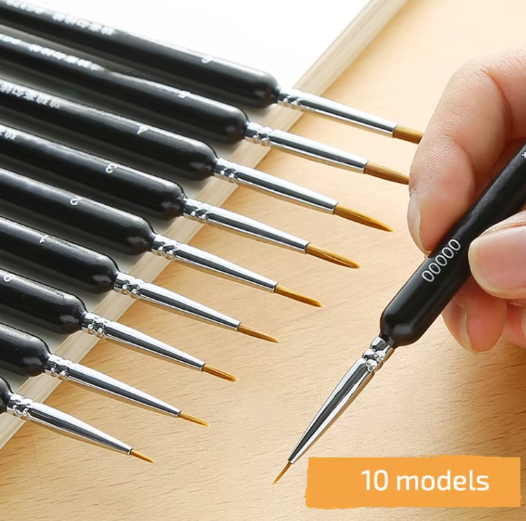 ArtisticCrftHub's tweet image. Get precise with these Miniature Hook &amp;amp; Line Brushes 🖌️✨ — ideal for fine details on minis, models &amp;amp; art projects!

👉 artisticcrafthub.com/product/miniat…
#ArtSupplies #DetailBrushes #MiniPainting #CreativeTools