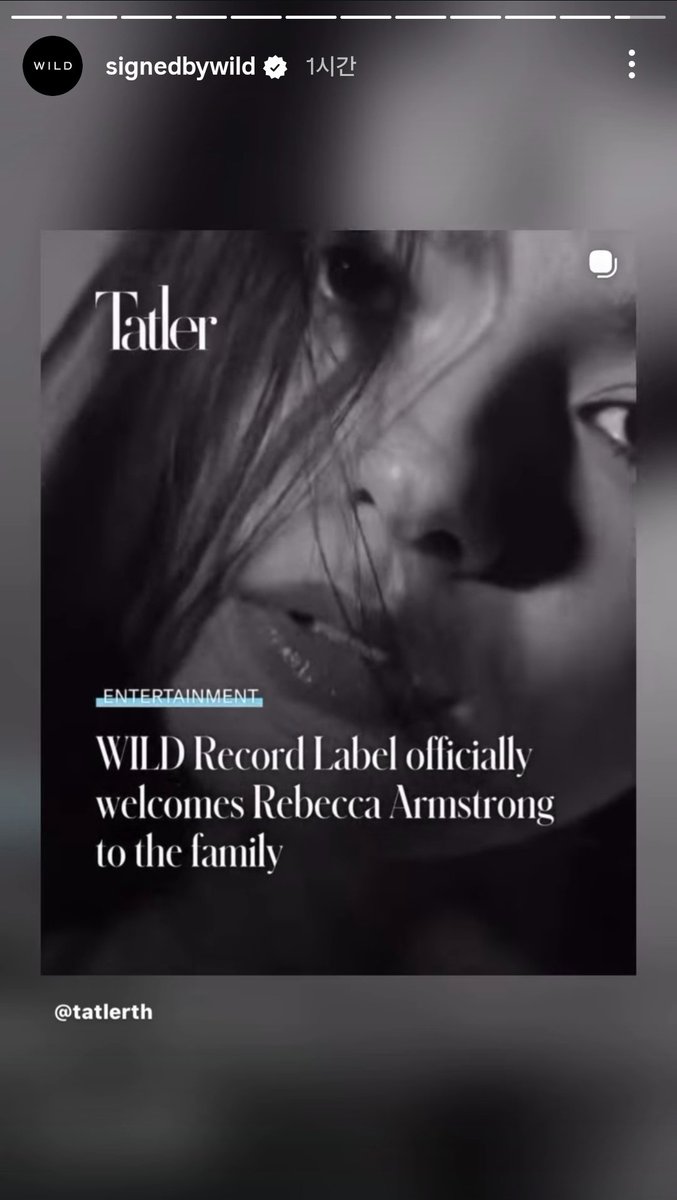 Madness78654's tweet image. WILD Record reposted Tatler Thailand’s Becky post and left a comment🎶🖤

#BeckyxWILDRecordLabel #WILD 
#Beckysangels #BeckyArmstrong