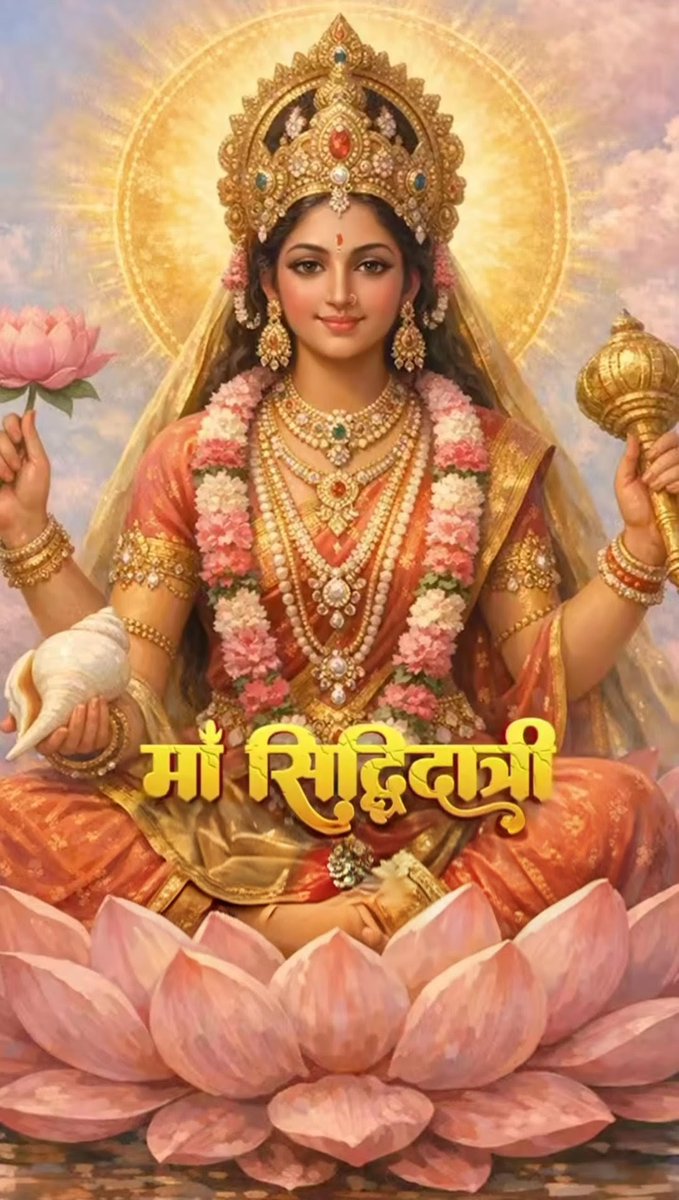 _Rani_Dixit's tweet image. .
Jai Maa Durga 🌺🙏🚩🔱 
Happy Navratri 🙏🌺🚩 
जय माँ सिद्धिदात्री 🚩🌺🔱🙏
#Navratri #ShubhNavratri #सिद्धिदात्री #HappyNavratri2026 #Siddhidatri #MahaNavami