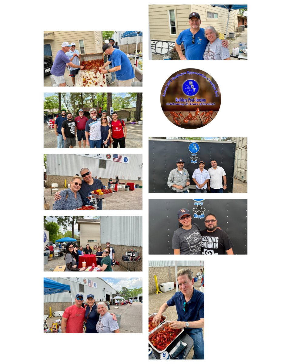 BPTGT's tweet photo. Thanks to everyone who came out yesterday to our 25th Annual Employee Appreciation Crawfish Boil! 🦞

It was an awesome time eating mud bugs and seeing everyone!

#BPTBoil #25Years #GreatEmployees https://t.co/DCTl7nTCIG