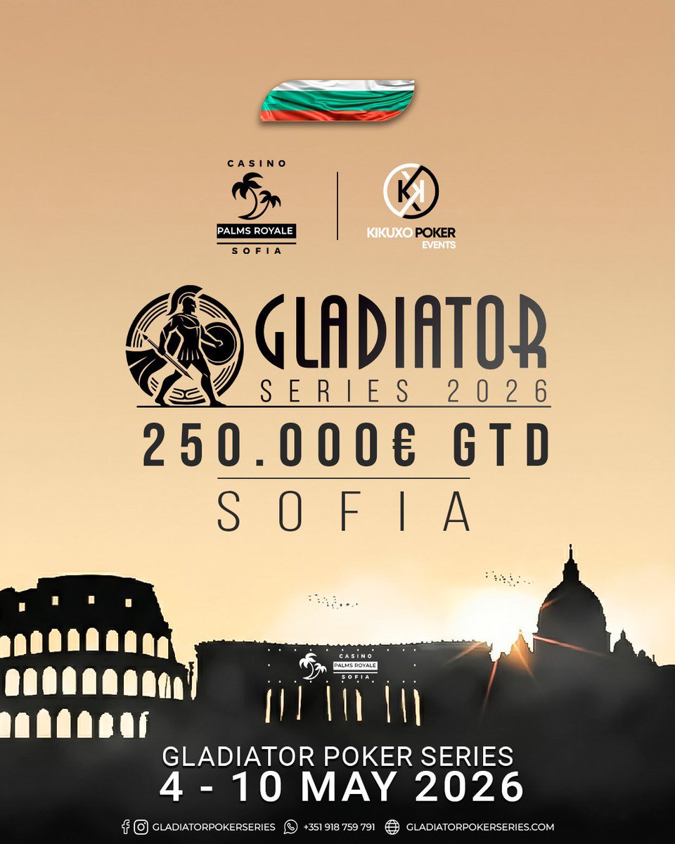 Gladiator Poker Series tweet media