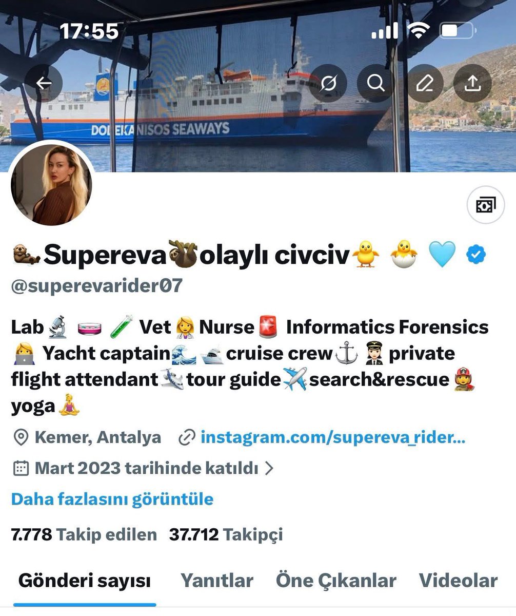 Denizci 🦦Tuğçe Yıldız 🦥 olaylı 🐣civciv🐥ucubem tweet media