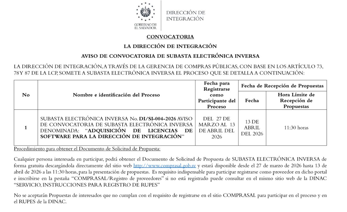 Dirección de Integración tweet media