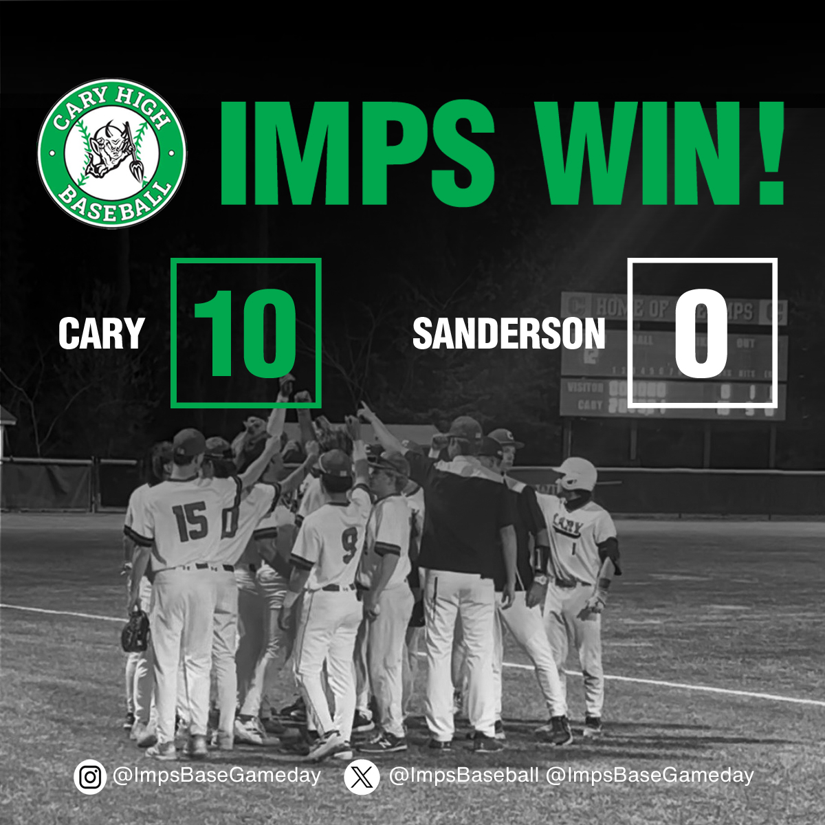 Imps Baseball Game Day tweet media