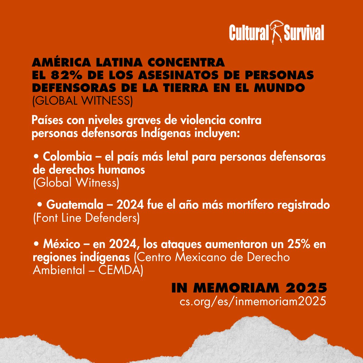 Cultural Survival en Español tweet media