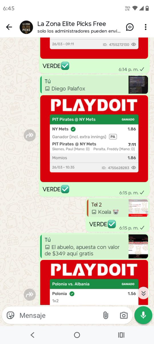 La Zona Elite Picks tweet media