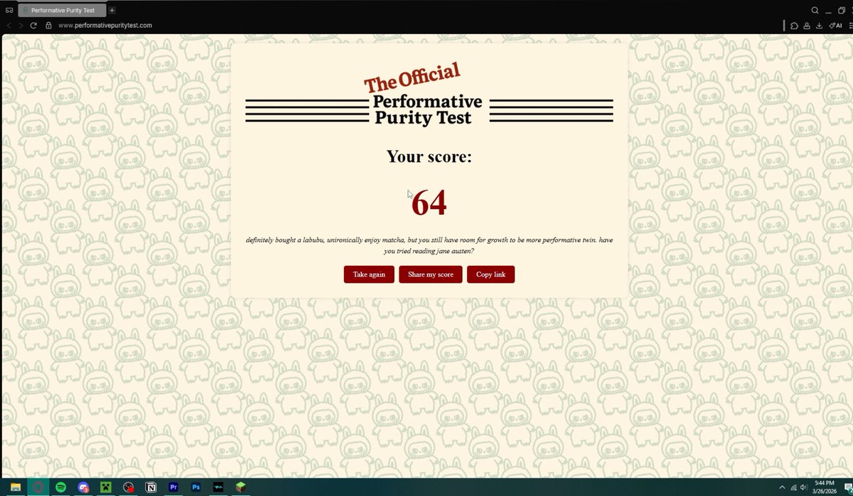 nezoshokis performative results! (lower it is, more performative you are)