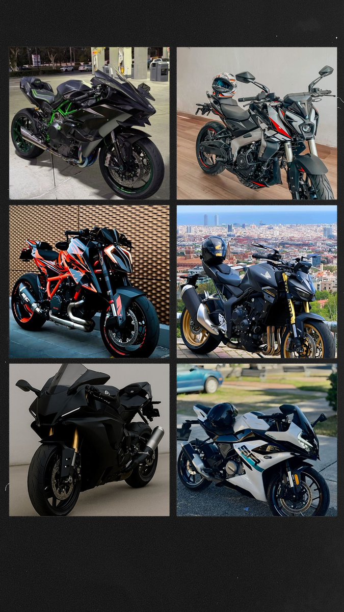 De los expertos en motos, ¿cuál consideran que es la mejor marca de motos? Y ¿cuál es su favorita? 🤔 

1. Kawazaki. 
2. Bajaj. 
3. KTM
4. Honda. 
5. Yamaha. 
6. CF Moto. 
7. Otra. ¿Cuál?