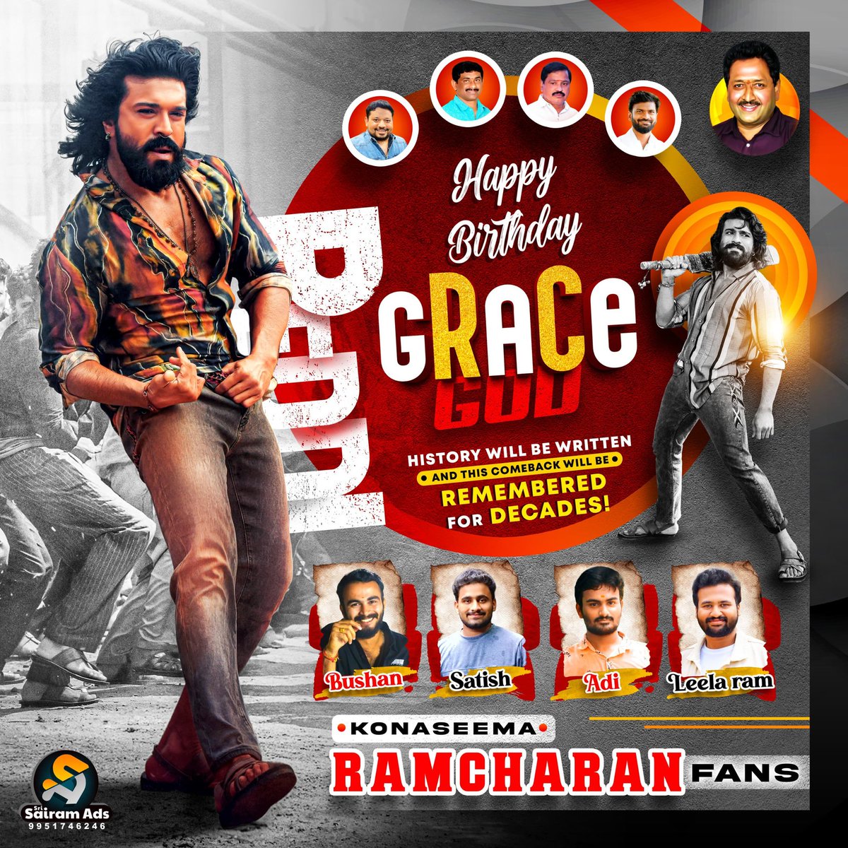 Konaseema RamCharan FC ™ tweet media