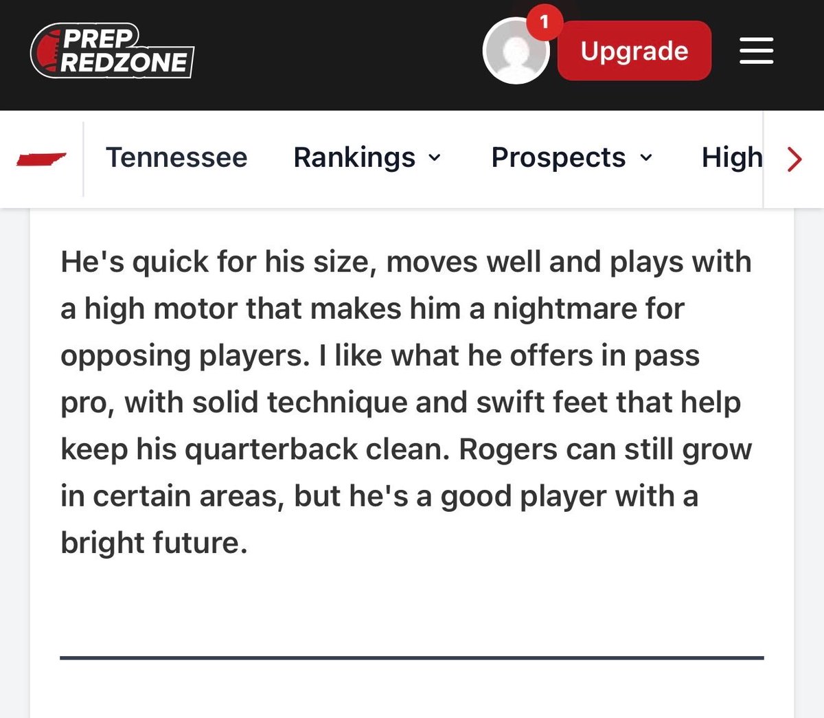 JakeRogers3X's tweet photo. Thank you for the write up!! Looking forward to the next season! @CSmithMedia @PrepRedzoneTN @webb_knoxFB https://t.co/eeLp4LpEv6