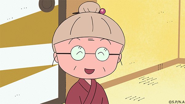It is Grandma's birthday today🎂 Congratulations😊💛💛💛

Grandma is very calm and a slow-tempo person. She nods in such atmosphere usually but makes shrewd observations sometimes.

#ChibiMarukoChan #April4 #birthdaycard