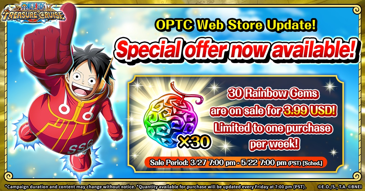 ONE PIECE Treasure Cruise tweet media
