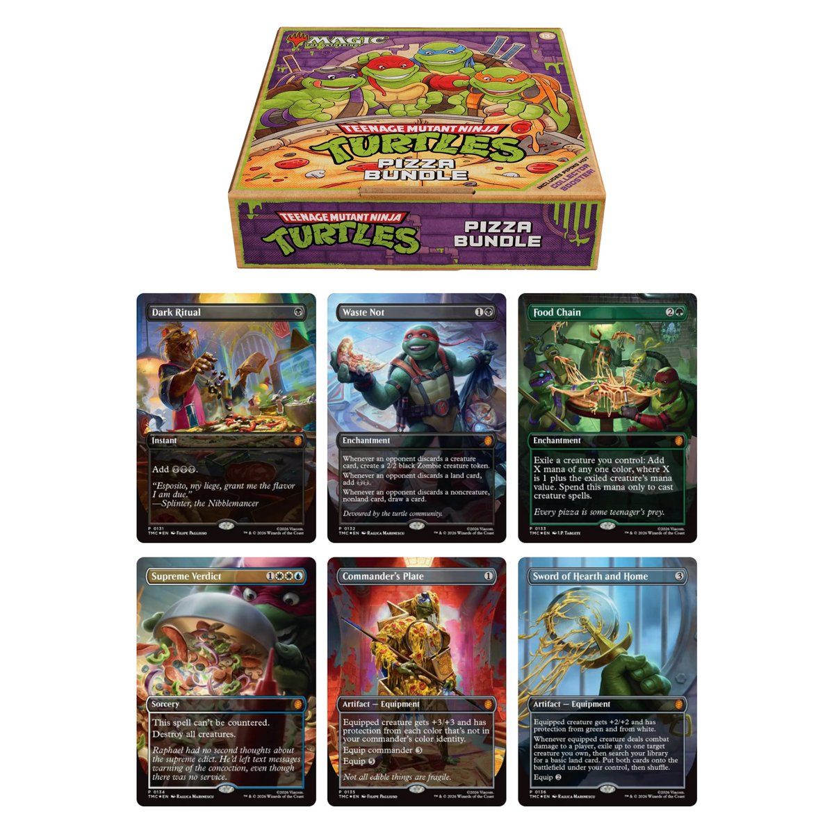 MTG TMNT Pizza Bundle back up at Walmart! Also available at Amazon