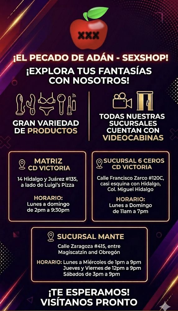 El Pecado de Adan Sexshop tweet media