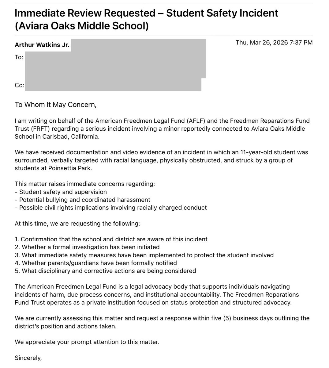 American Freedmen Legal Fund tweet media