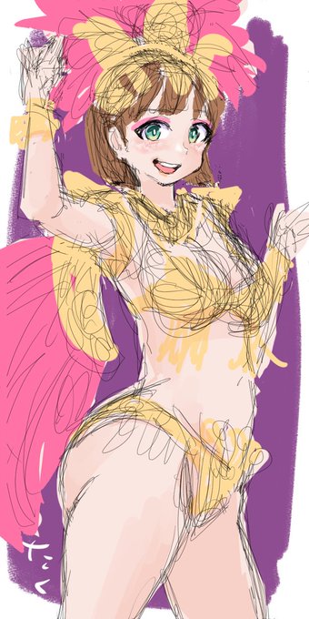 サンバガール94💃🏻途中経過2
#イラスト #illustration 