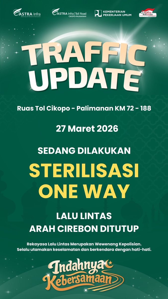 Astra Tol Cipali (KM 72-188) tweet media
