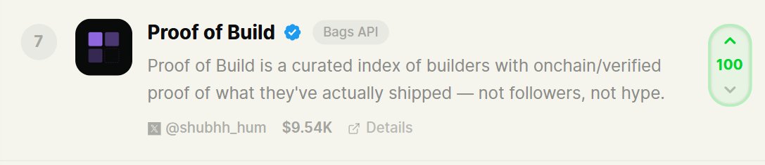 Proof Of Build tweet media