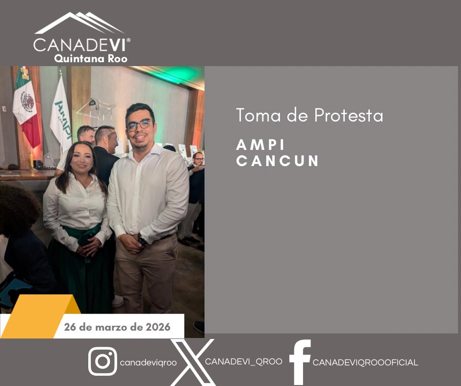 CANADEVI Quintana Roo Oficial tweet media