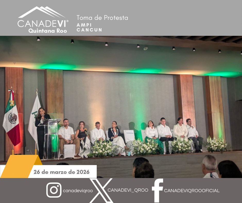 CANADEVI Quintana Roo Oficial tweet media