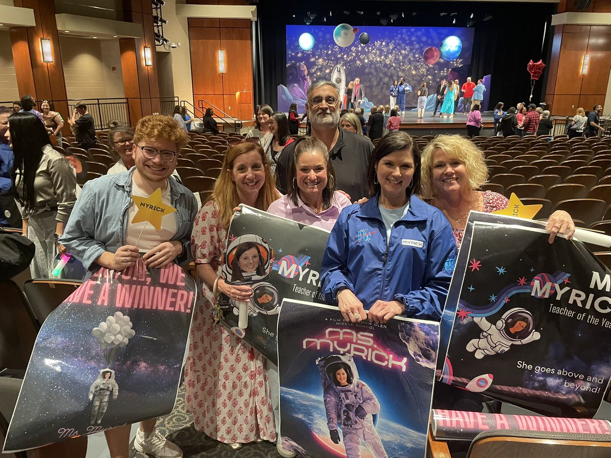 mgmgators's tweet photo. Ms. Myrick is out of this world!! She represented MGMS so well as the 25-26 Teacher of the Year!!! https://t.co/i7MSon56jI