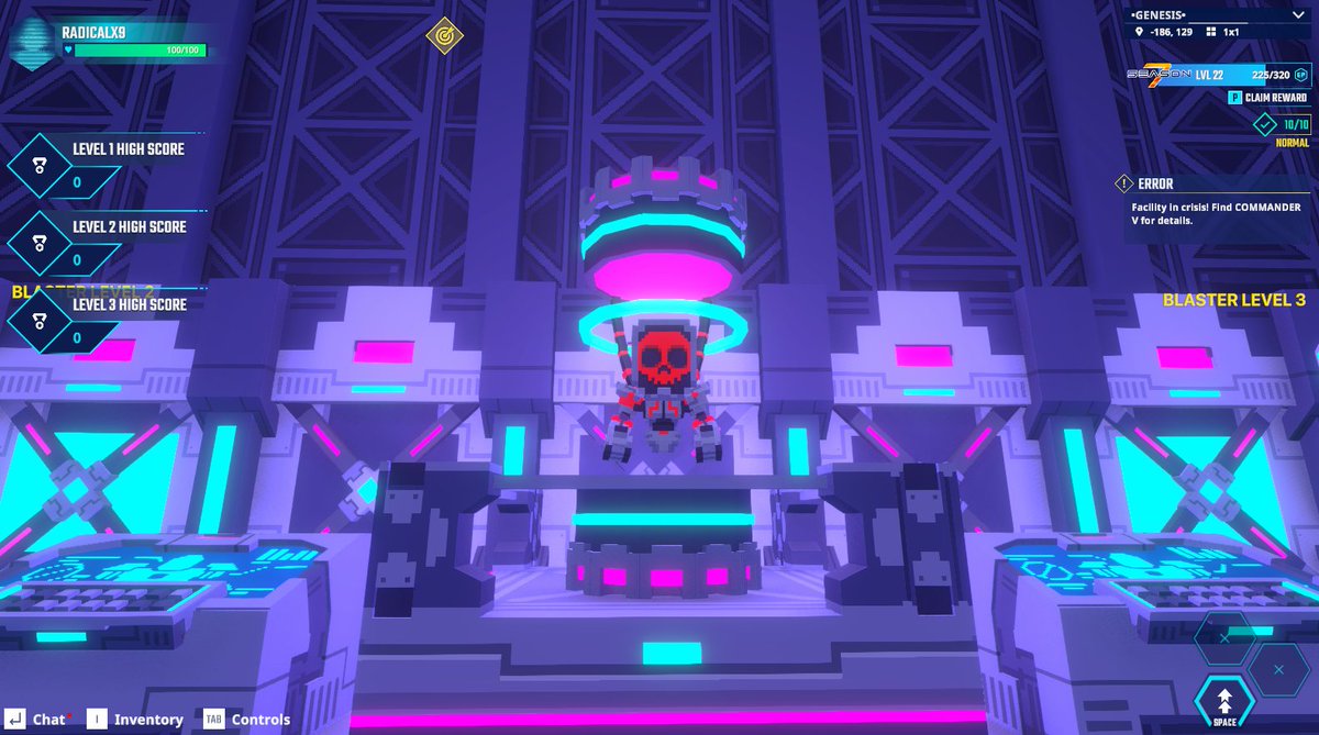 Deathbot spotted in The Sandbox Season 7. I’m definitely not panicking. <a href="/TheSandboxGame/">The Sandbox</a>  tsbga.me/TheSandbox #Season7