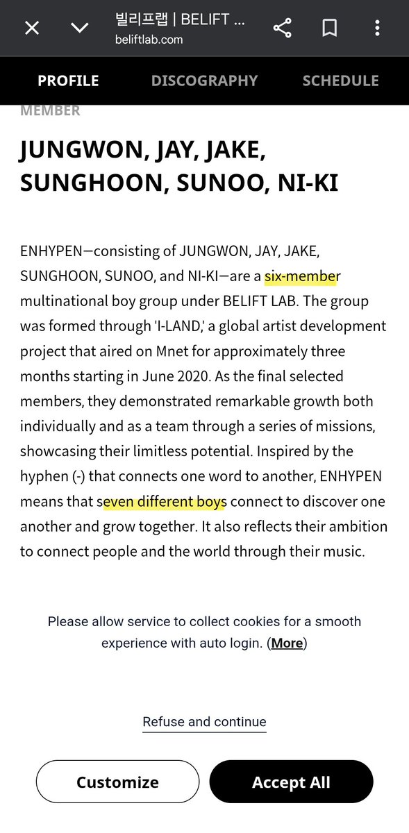 ًayu; ENHYPEN IS 7 tweet media