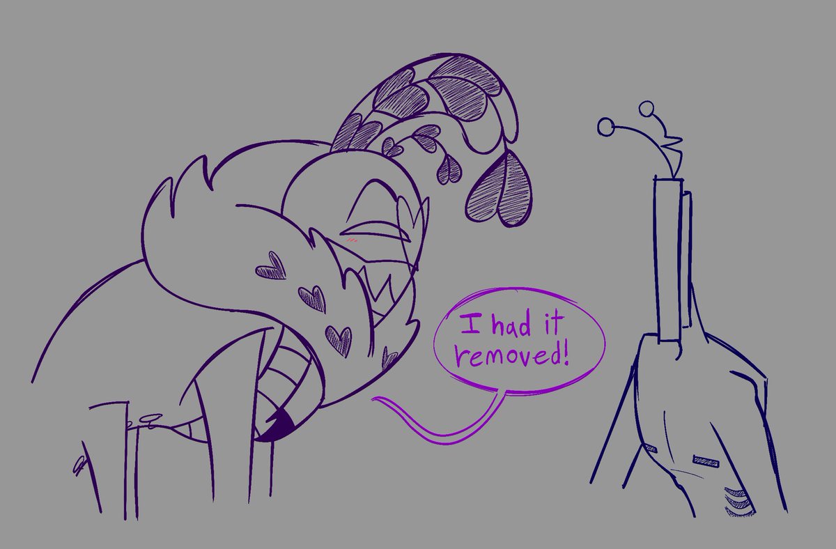 AchiiillesGoons's tweet photo. Switch-a-roo Part 2/?
I hope yall know this is just an excuse to draw Vox with a pussy #voxval #Staticmoth #Hazbinhotel https://t.co/N5wbGzrXih
