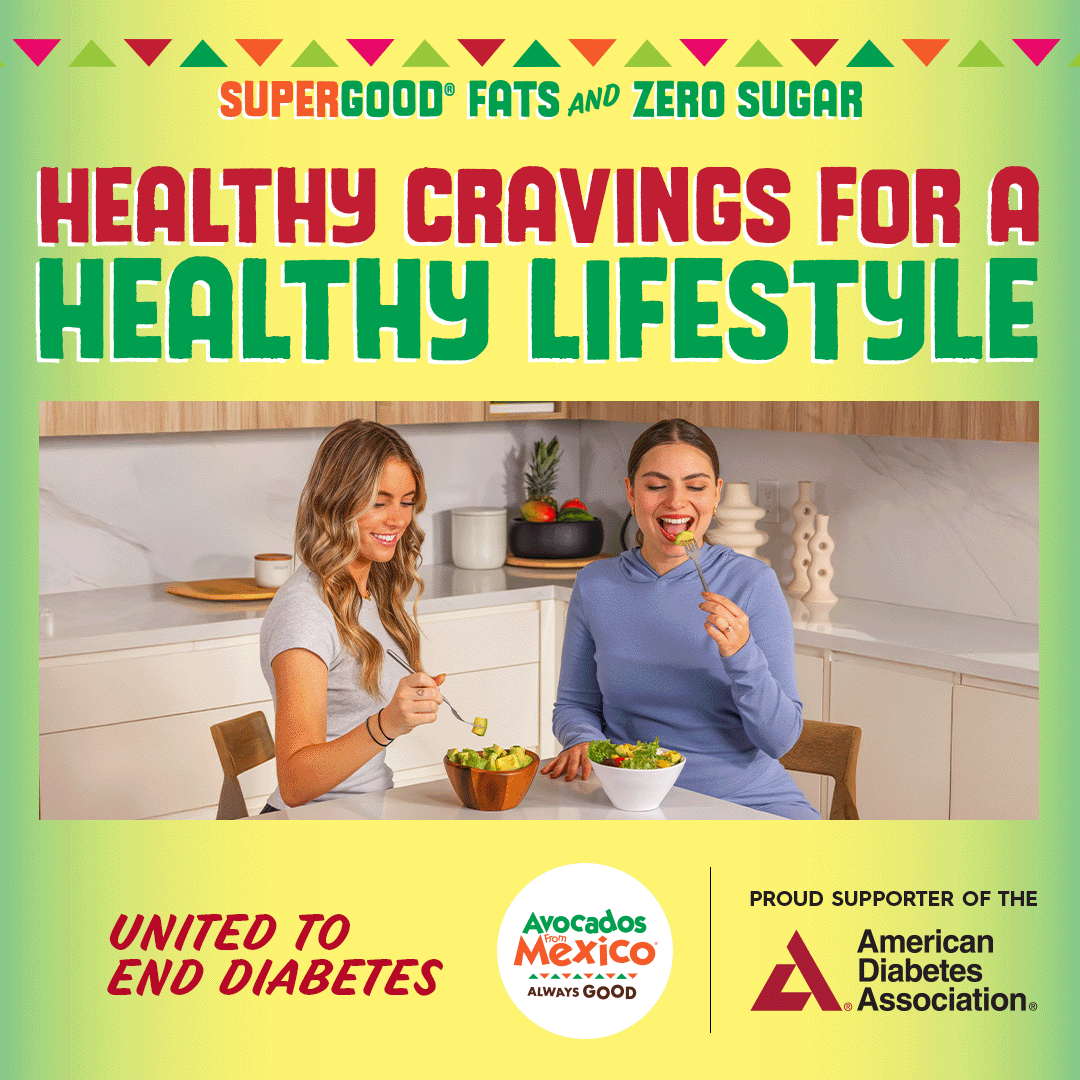AvosFromMexico's tweet image. We're supporting the American Diabetes Association to help make nutritious eating habits delicious.

Take their free type 2 diabetes risk assessment. 
avocadosfrommexico.com/health 
#GoodFats #AvocadosFromMexico #SuperGood