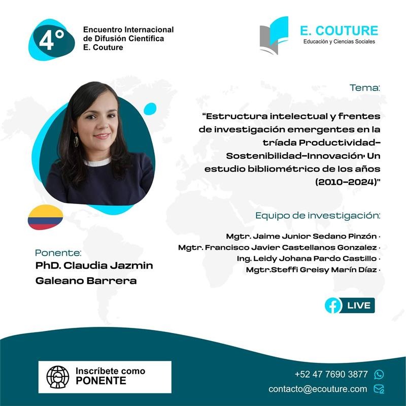ElOIRdelaRegion's tweet photo. #VIDER_UNAD #TejiendoSolidaridadTerritorial
El CEAD Vélez #CEADVELEZ, perteneciente a la @unad_zcori , anuncia con orgullo su selección para el 4° Encuentro Internacional de Difusión Científica 2026 de E. Couture. 🌍✨
La ponencia aprobada, titulada "Estructura intelectual y frentes de investigación emergentes en la tríada Productividad-Sostenibilidad-Innovación", es el resultado de una sinergia académica entre las escuelas ECBTI y ECEDU. 🚀
Felicitaciones a la PhD. Claudia Jazmín Galeano Barrera y a su equipo por representar la excelencia investigativa de la institución en este escenario global.
@UniversidadUNAD @UNADinvestiga @EZcori