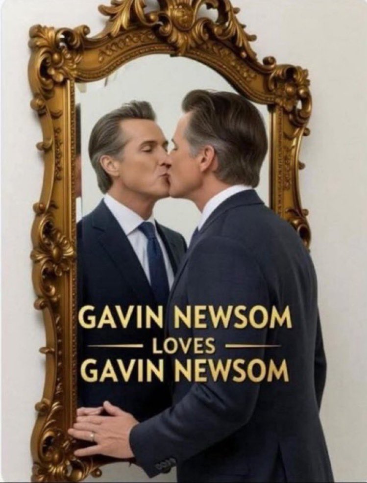 dvdcoyote's tweet photo. @GavinNewsom Now it makes sense why Gavin has run California backwards and into the ground since becoming Governor! 🤣😂🤣 https://t.co/DjlGQf1Oxn