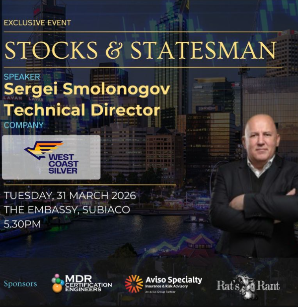 wcsilver_'s tweet photo. West Coast Silver (ASX: $WCE) is set to feature at the upcoming Stocks & Statesman Investor Forum on Tuesday 31st March. 

Technical Director Sergei Smolonogov will outline the Company’s strategy to unlock the potential of the historic Elizabeth Hill silver mine in WA’s Pilbara — a high-grade silver asset with strong restart potential.

With a granted mining lease, historic production of ~1.2Moz at ~2,194g/t Ag, existing infrastructure, and a growing pipeline of drilling and resource catalysts, WCE is focused on rapidly defining near-surface ounces and building scale.

For investors seeking exposure to high-grade silver and broader district-scale discovery upside, WCE is a story to watch.

#WCE #WestCoastSilver #Silver #ASX #Mining #Resources #InvestorForum
