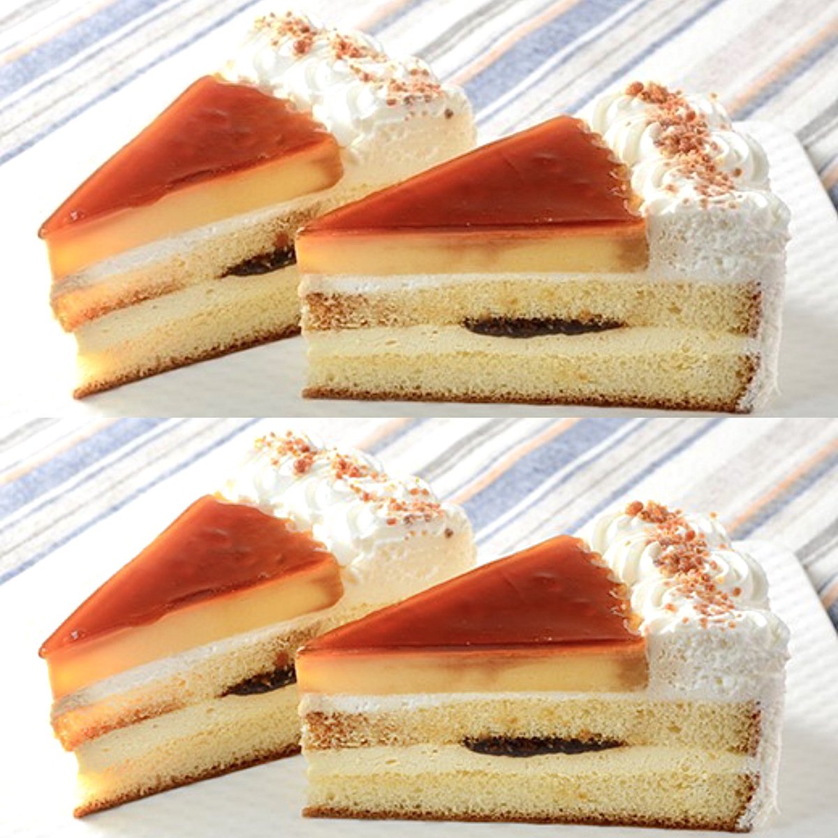 rekishichosadan's tweet photo. 2026年3月31日（火）より、ローソンが「なめらかプリンのショートケーキ 2個入（437円）」を新発売します。
プリンをのせたショートケーキ2個入りです。
https://t.co/SrfVCvKpBn https://t.co/sBxiPF3q9c