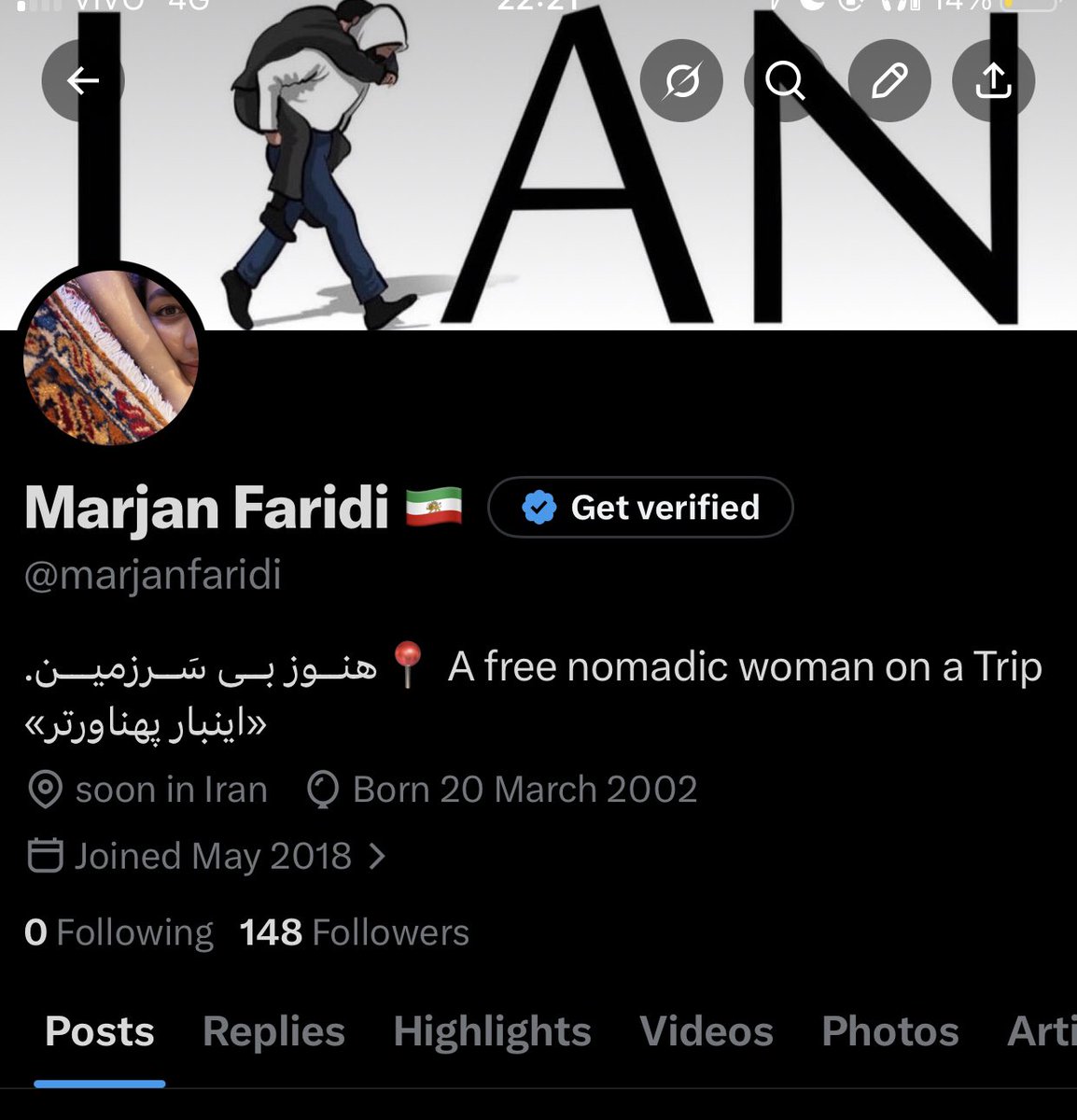 Marjan Faridi 🇮🇷 tweet media