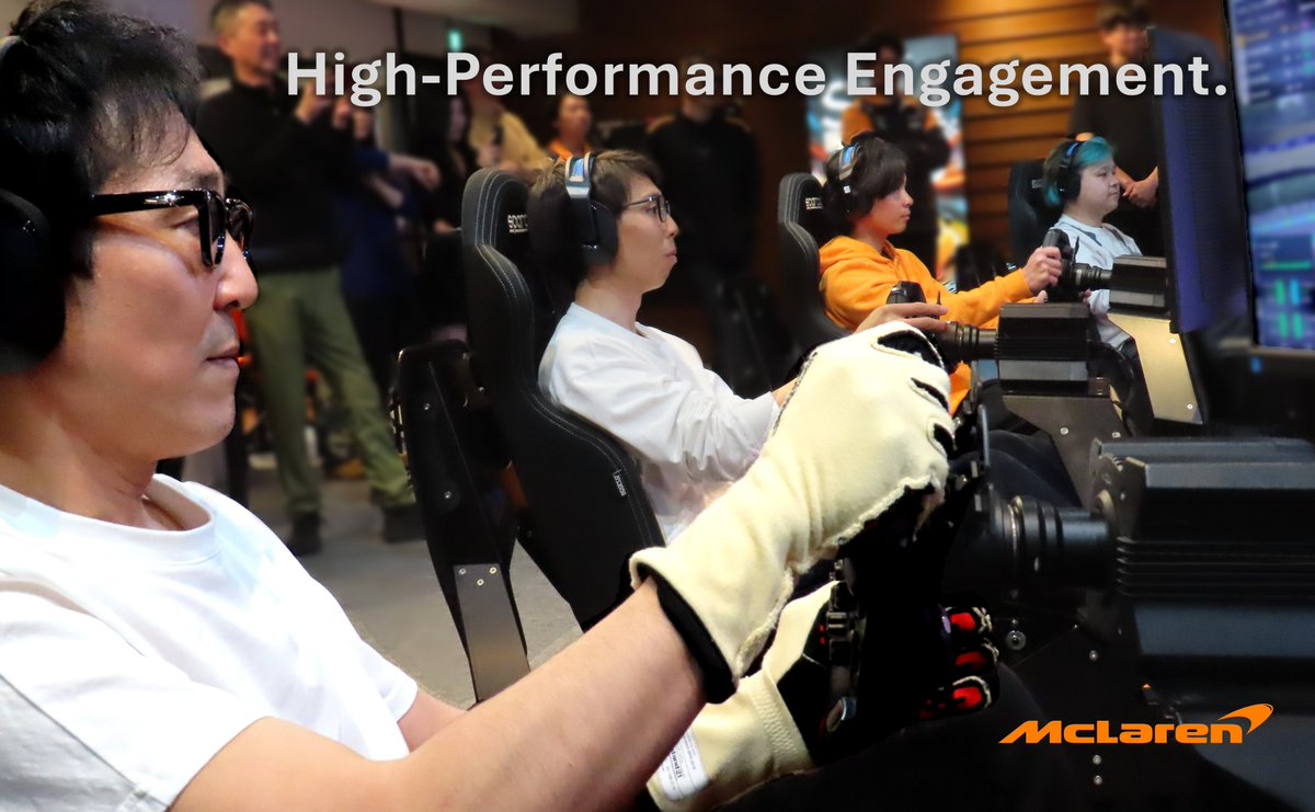 excapegroup's tweet photo. Excape Entertainment was proud to help orchestrate a nationwide McLaren Japan esports tournament, engaging customers across seven dealerships. The top drivers were then brought together in Tokyo for an electrifying championship final. @McLaren @McLarenAuto https://t.co/PihM3hRFyH