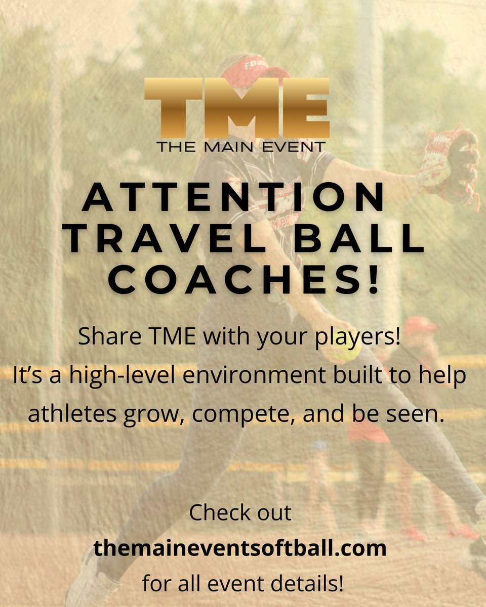 The Main Event Softball tweet media