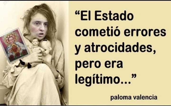 Más peligrosa, que uribe con una motosierra.