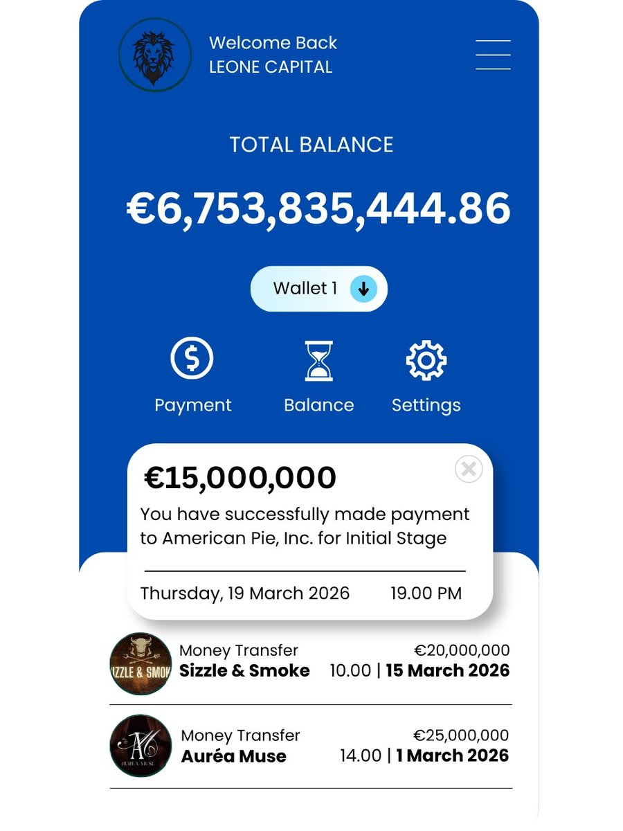 LEONE CAPITAL tweet media