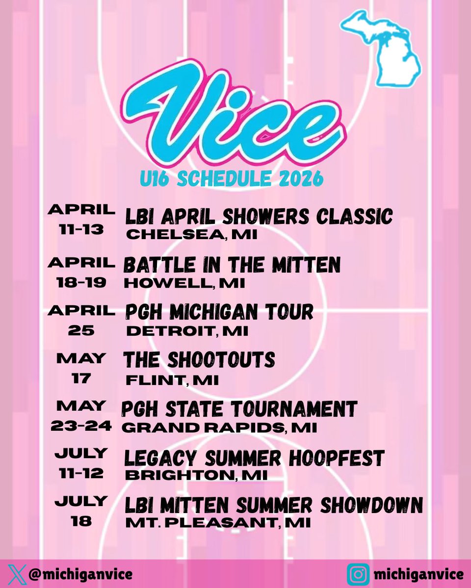 Michigan Vice Basketball tweet media