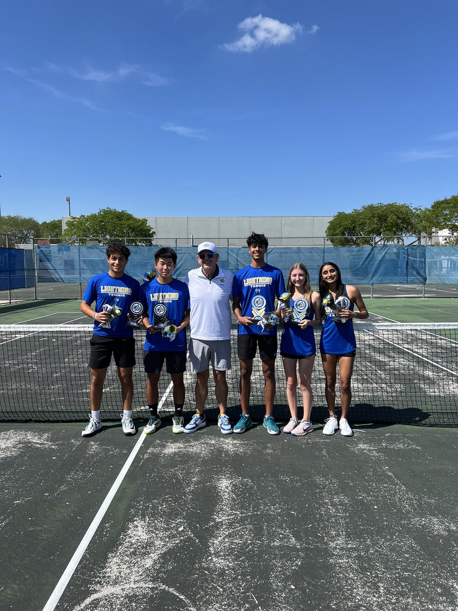 principal_cbhs's tweet image. A special day for our Boys and Girls Tennis seniors. 🎾⚡️

Your dedication, leadership, and commitment to The Bay have not gone unnoticed. You’ve left a lasting mark on this program. 

Proud is an understatement. 🔵🟡

#Legacy #LightningFamily #TennisLife